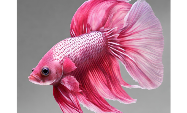 What does it look like Pink Betta Fish