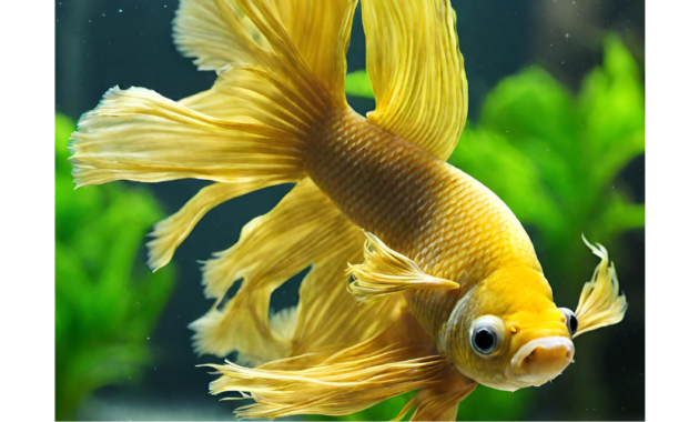 what does it look like Yellow Betta Fish